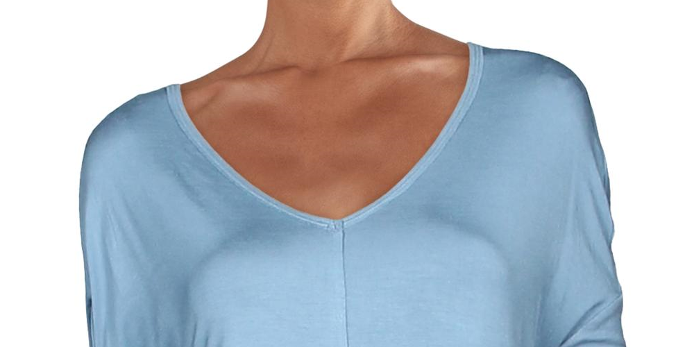 Túnica Moonshine Feminina Free People Azul Tamanho Grande