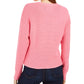 Calvin Klein Jeans Suéter de Algodão Feminino Rosa Tamanho P
