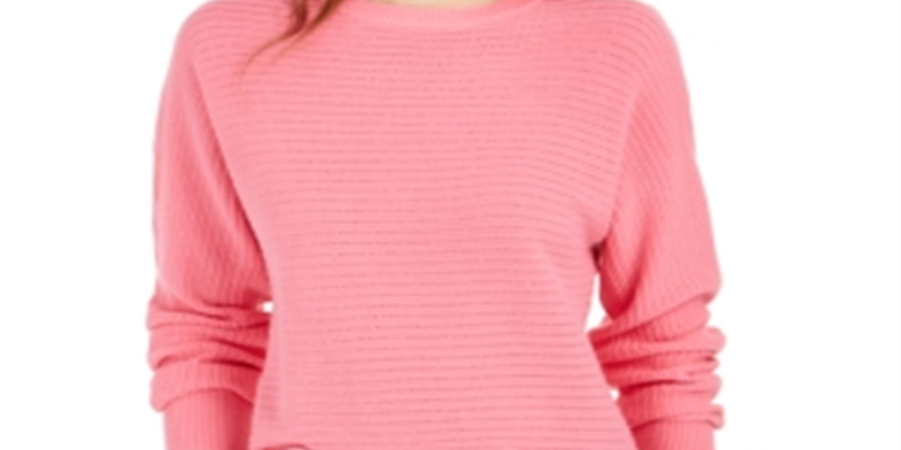 Calvin Klein Jeans Suéter de Algodão Feminino Rosa Tamanho P