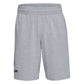 Under Armour Shorts de algodão estilo esportivo masculino cinza tamanho grande