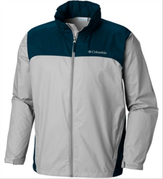 Jaqueta de chuva Columbia Big &amp; Tall Glennaker Lake masculina, azul, tamanho médio