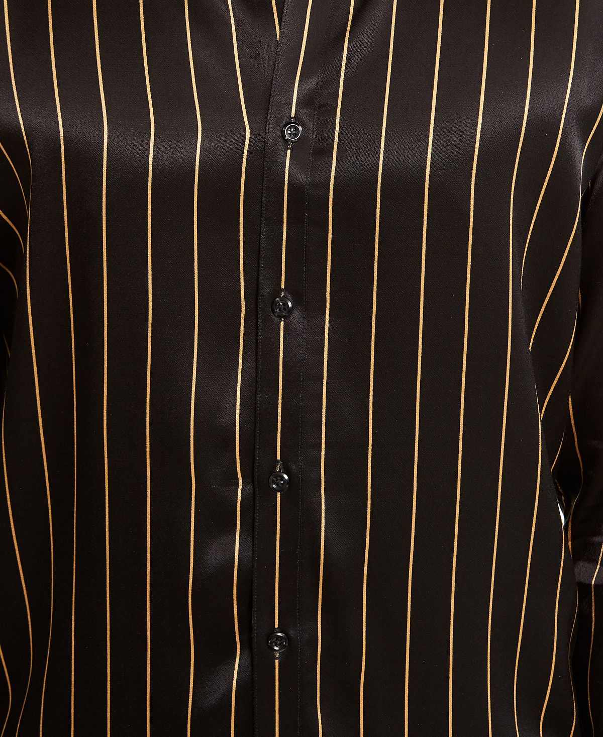 Camisa social listrada masculina INC International Concepts, preta, tamanho XXX-G
