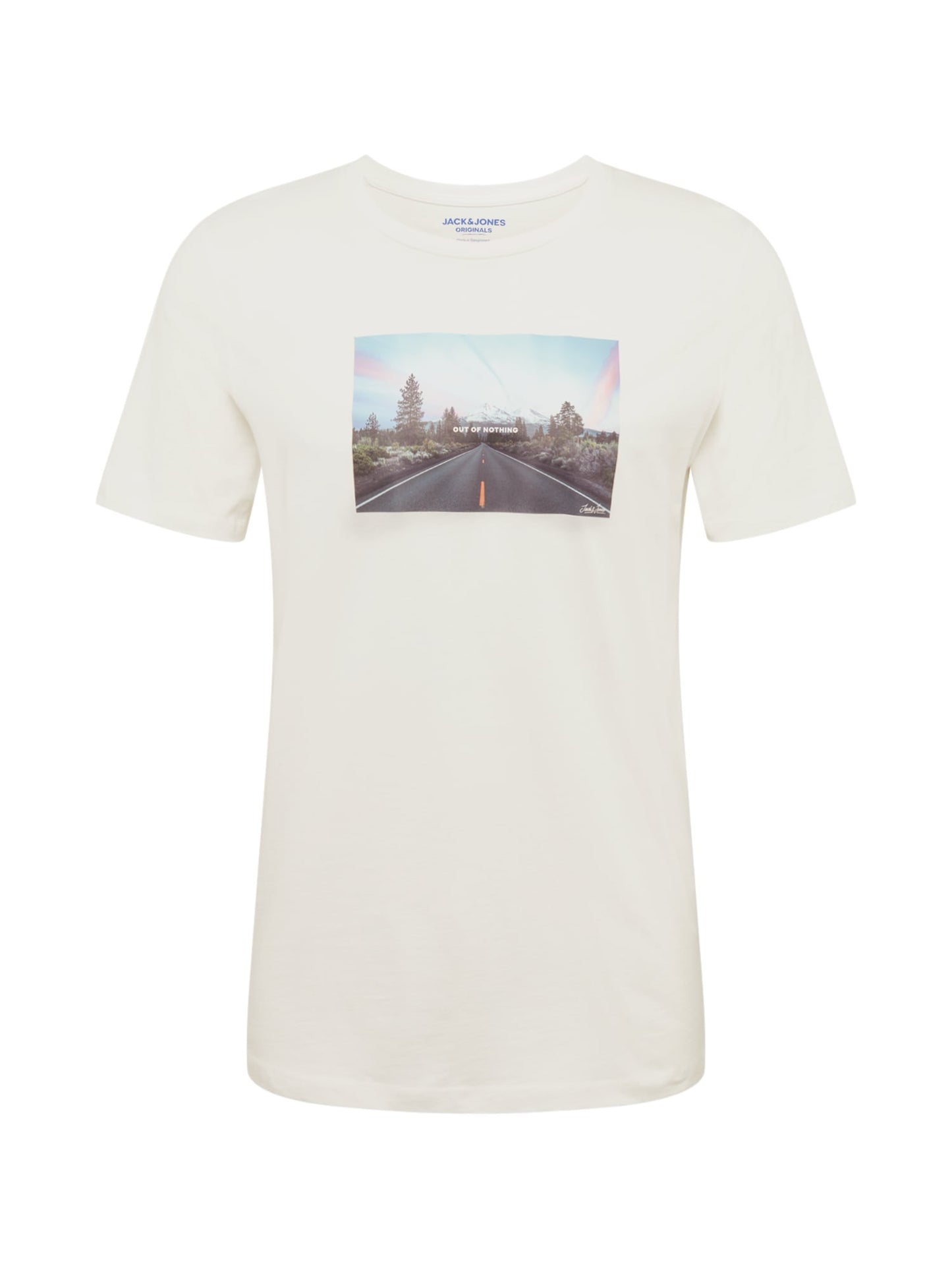 Camiseta masculina Jack &amp; Jones 'Explorer' marrom tamanho pequeno