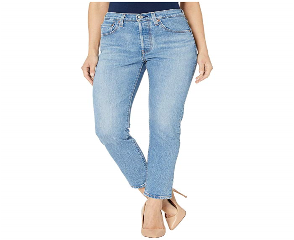 Calça jeans skinny Levi's 501 feminina Love Blue tamanho 32x28