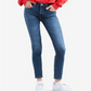 Calça jeans skinny Levi's 721 High Rise Feminina Azul Tamanho 29X30