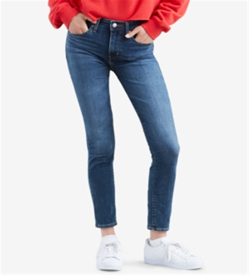 Calça jeans skinny Levi's 721 High Rise Feminina Azul Tamanho 29X30