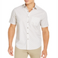 Camisa masculina de algodão Latenito com estampa de botões, tamanho X-G, branca, Tasso Elba