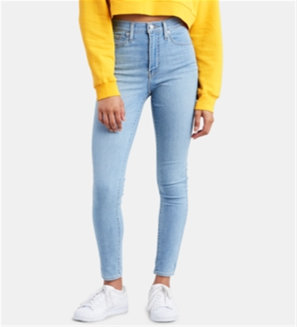 Calça Jeans Levi's Mile High Super Skinny Feminina Azul Tamanho 29