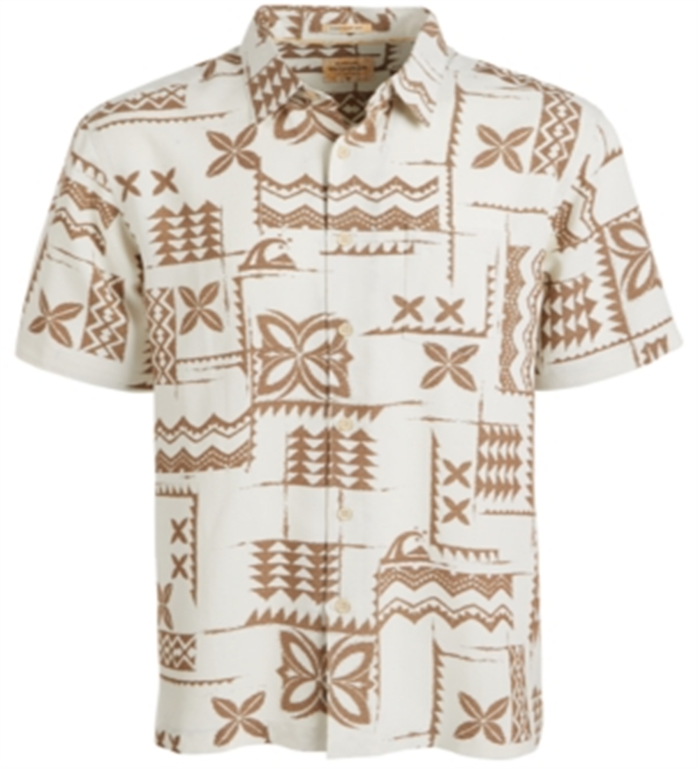 Camisa Quiksilver Izu Island Masculina Marrom Tamanho XX-G