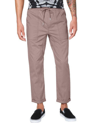 Calças com cordão American Rag masculinas, marrom, tamanho grande