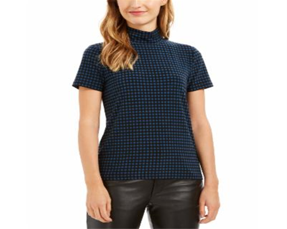 Top feminino Anne Klein azul tamanho X-S