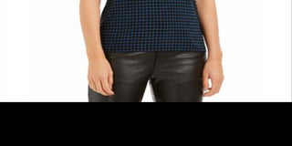 Top feminino Anne Klein azul tamanho X-S