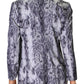 Blazer feminino Vince Camuto com estampa de cobra - cinza, tamanho 8