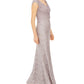 Vestido de festa feminino Jessica Howard com babados, glitter e renda, marrom, tamanho 8