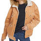 Jaqueta Volcom Woodstone Casual Feminina Sem Jeans, Amarela, Tamanho P