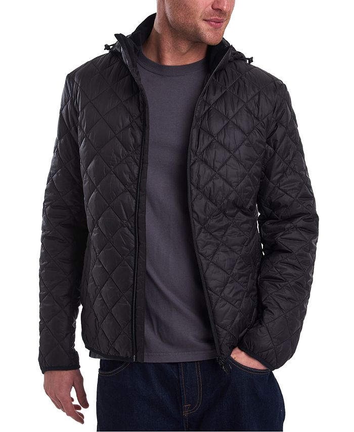 Jaqueta acolchoada Barbour Tropo masculina, preta, tamanho extragrande