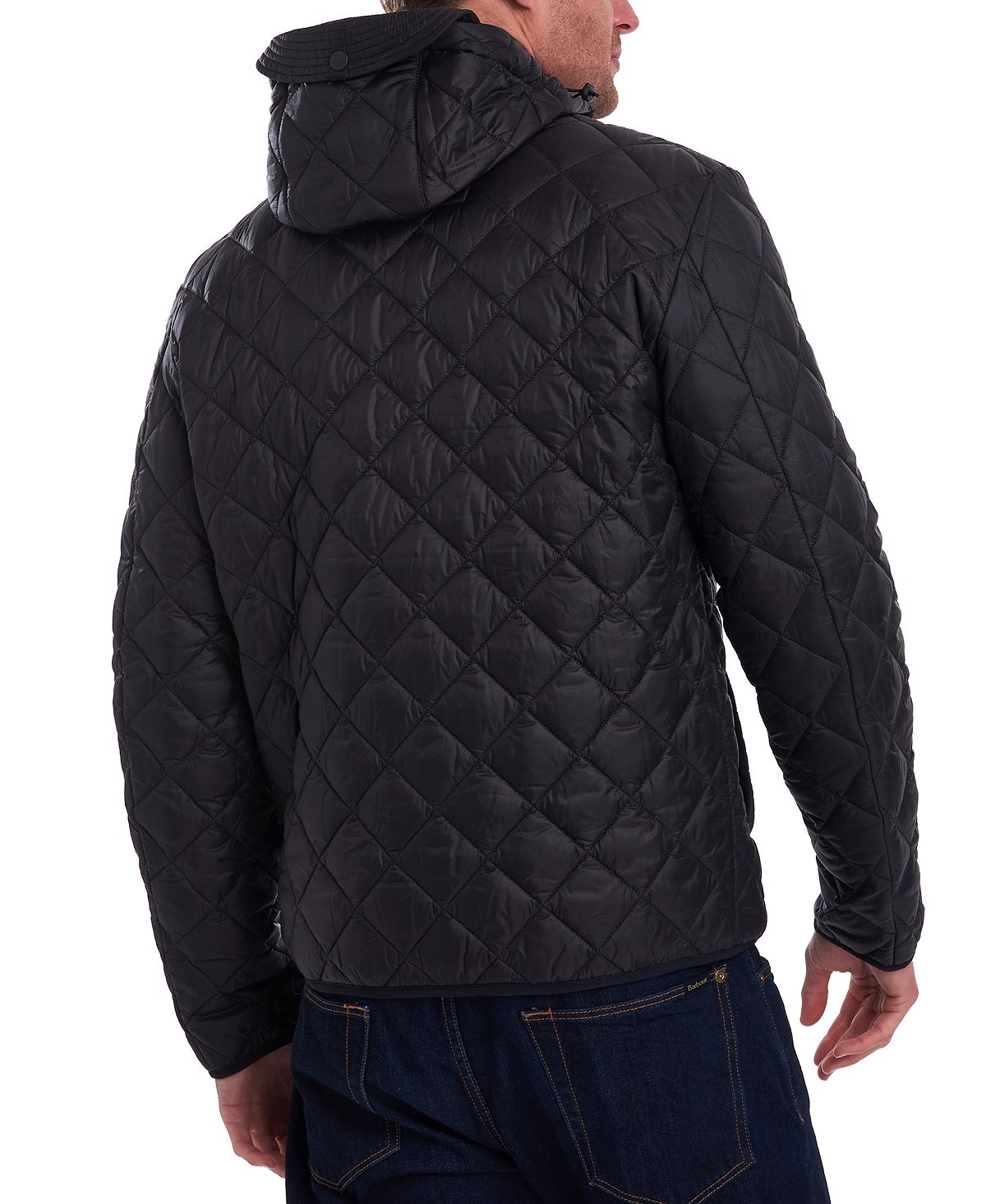 Jaqueta acolchoada Barbour Tropo masculina, preta, tamanho extragrande