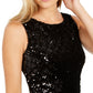 Vestido curto sem mangas Calvin Klein para coquetel, preto, tamanho 14