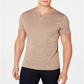 Camiseta Alfani Masculina End On End Dot Marrom Tamanho P