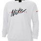 Camiseta de treino Nike Therma One Logo feminina, cinza, tamanho P