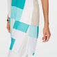 Túnica estampada feminina Alfani azul tamanho X-Large