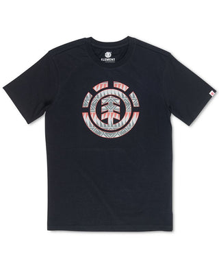 Camiseta masculina Element Seeker Icon Graphic preta, tamanho pequeno
