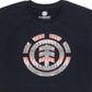 Camiseta masculina Element Seeker Icon Graphic preta, tamanho pequeno