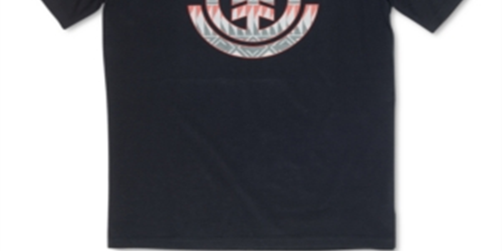 Camiseta masculina Element Seeker Icon Graphic preta, tamanho pequeno