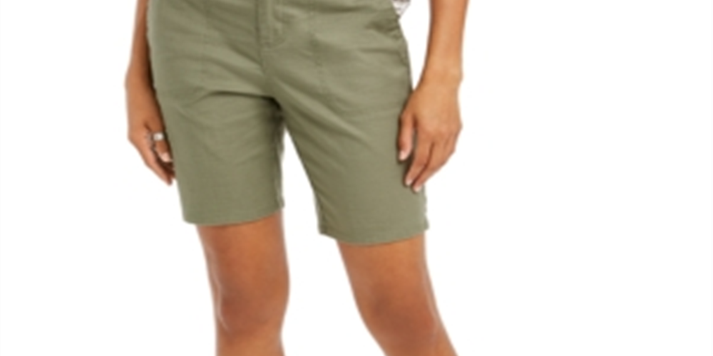 Bermuda feminina Style &amp; Co verde tamanho 2