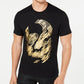 Camiseta masculina com estampa de caveira e folha de alumínio da INC International Concepts, preta, tamanho XX-G