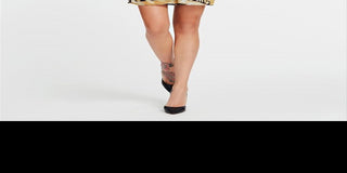 Guess Women's Marciano Floral Pattern Dress Yellow Size Medium