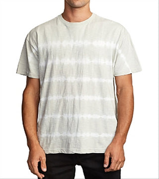 Camiseta masculina RVCA com gola redonda e tie-dye, verde, tamanho grande