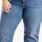 Calça jeans reta feminina Levi's azul tamanho 24W