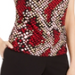 Blusa Calvin Klein Feminina com Gola Plissada, Tamanho Pequeno M