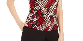 Blusa Calvin Klein Feminina com Gola Plissada, Tamanho Pequeno M