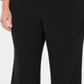 Calça feminina Charter Club Plus Tummy Slimming Relaxed Fit, preta, tamanho 14W