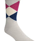 Meias Cole Haan Masculinas Diamond Dress Crew Azul Tamanho 7-12