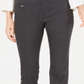 Calça skinny Alfani feminina com controle de barriga, cinza, tamanho 10