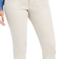 Jeans Curvy Fit Skinny Fashion Feminino Style &amp; Co Bege Tamanho 4