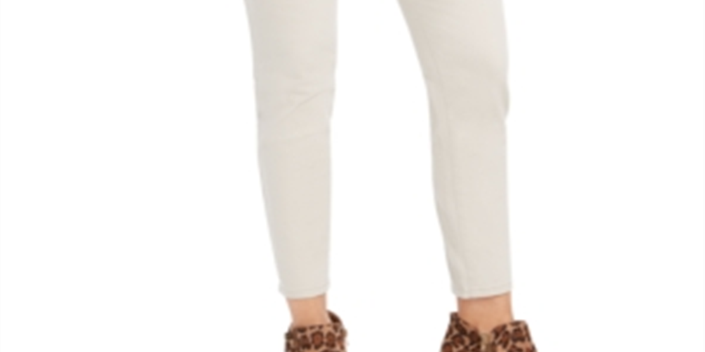Jeans Curvy Fit Skinny Fashion Feminino Style &amp; Co Bege Tamanho 4