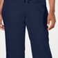 Calça Capri Karen Scott French Terry Feminina Azul Tamanho Pequeno P