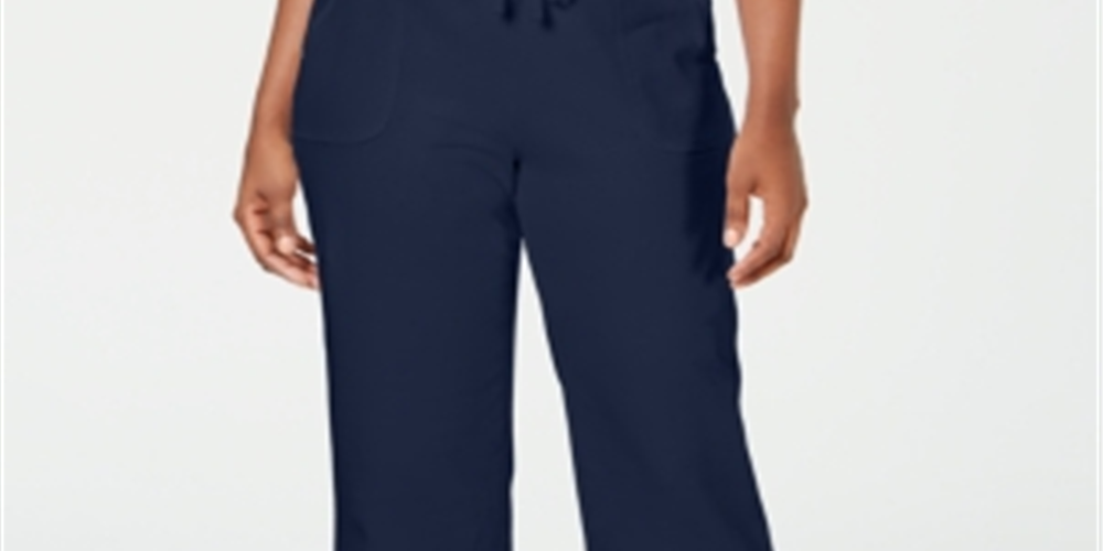 Calça Capri Karen Scott French Terry Feminina Azul Tamanho Pequeno P