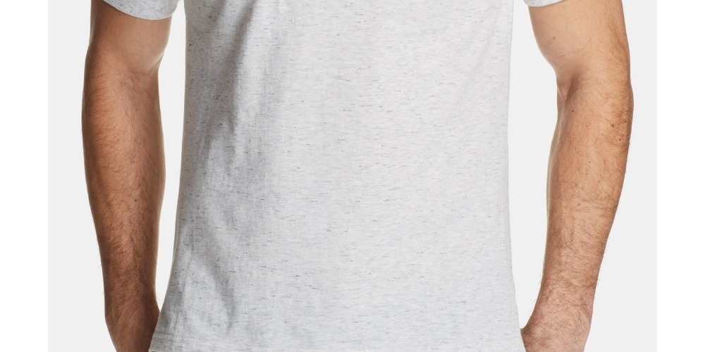 Camisa Henley Vintage Masculina Vintage à Prova de Intempéries Cinza Tamanho Pequeno