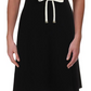 Vestido feminino Tommy Hilfiger sem mangas com acabamento contrastante, preto, tamanho 14