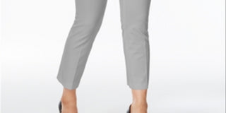 Calça Cropped Feminina Alfani Cinza Tamanho 0 Petite
