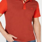 Camisa polo masculina Lacoste Colorblocked vermelha tamanho 6
