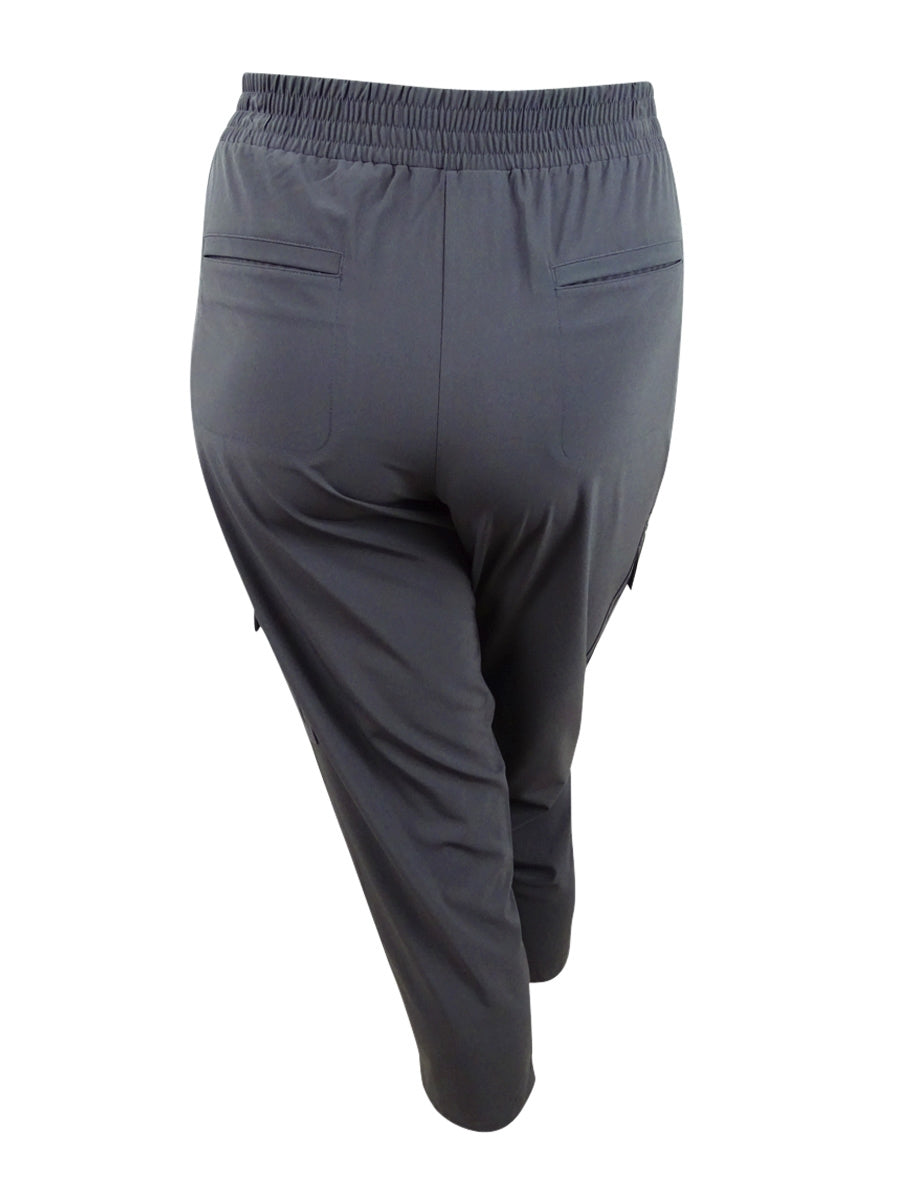 Calça cargo feminina Ideology em tecido reciclado, cinza, tamanho pequeno