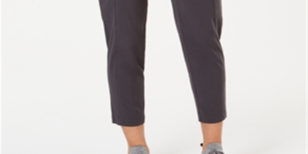 Calça cargo feminina Ideology em tecido reciclado, cinza, tamanho pequeno