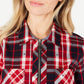 Tommy Hilfiger Pop Over Class Clip Top Feminino Vermelho Tamanho Médio