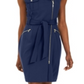 Vestido curto Calvin Klein feminino estilo Moto - Roxo, tamanho 4